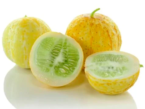 Yellow cucumbers Stock Photos
