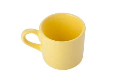 Yellow cup Stock Photos