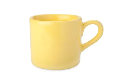 Yellow cup Stock Photos