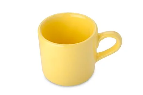 Yellow cup Stock Photos