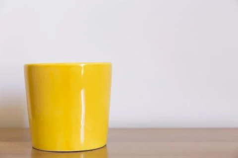 Yellow cup Stock Photos
