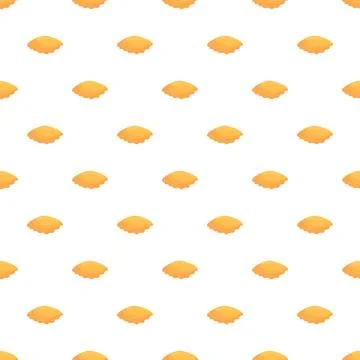 Yellow curry spice powder repeating pattern background Stock Illustration
