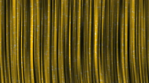 Yellow Curtains with Particles Background. Stock Footage 61025269