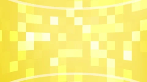 Yellow Curved Pixelated Background Loop. Stock Footage 286435563