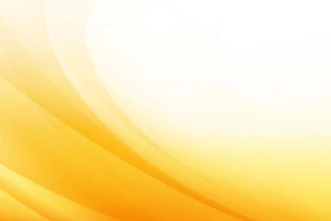 Yellow Curvy Background Stock Illustration