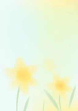 Yellow daffodil floral background for spring and March 8 Stock Illustration