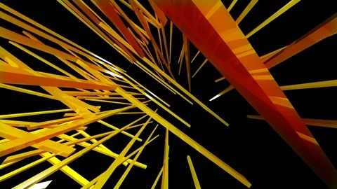 Yellow dance stick Stock Footage 99724337
