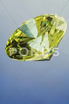 Yellow diamond Stock Photos