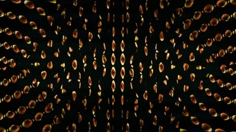 Yellow Diamonds VJ loop Stock Footage 76988855