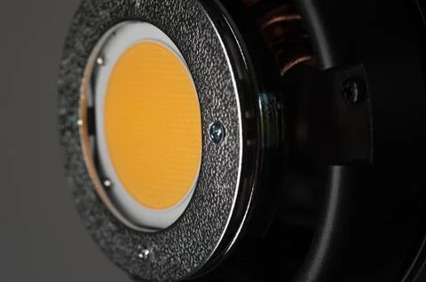 Yellow diffusing filter part of the illuminator Stock Photos