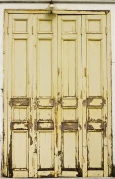 Yellow door Stock Photos