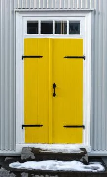 Yellow Door Foto stock