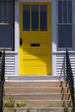 Yellow Door Stock Photos