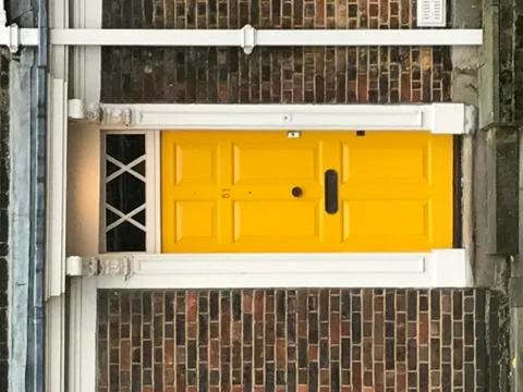 Yellow Door Stock Photos