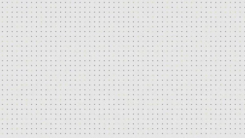 Yellow Dot Grid Pattern Overlay Blinking Transparent Alpha 4K Vídeo Stock 330987461