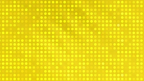 Yellow Dot Matrix Pattern Background Loop. Stock Footage 286426363
