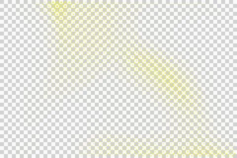 Yellow dot pattern, halftone effect, white background イラスト素材