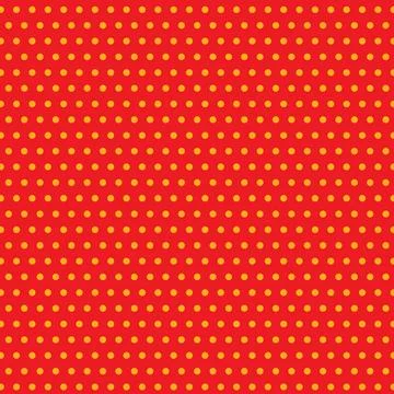 Yellow dot polka dot seamless pattern design Stock Illustration