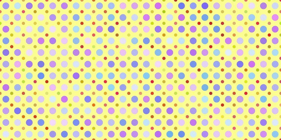 Yellow Dots Pattern Background. Retro Circles Backdrop. Balls Texture. Stock Photos