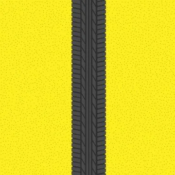Yellow dotted tire background Stock Illustration