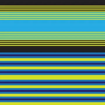 Yellow Double Striped seamless pattern design Stock Illustration