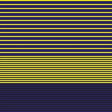 Yellow Double Striped seamless pattern design Stock Illustration