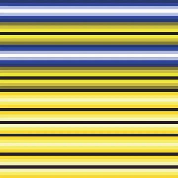 Yellow Double Striped seamless pattern design Stock Illustration