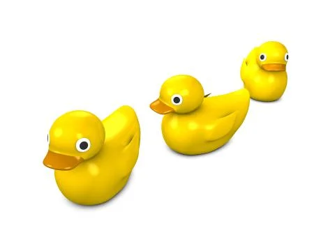 Yellow duck Stock Illustration