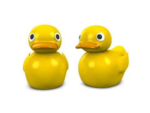 Yellow duck Illustrazione stock