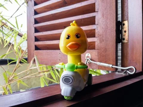 Yellow Duck Toy Stock Photos