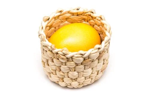 Yellow Easter Egg Stock Photos