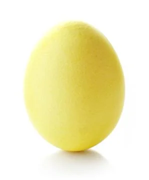 Yellow easter egg Foto stock