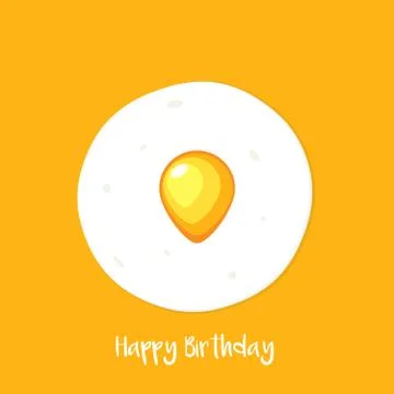 Yellow Egg Shape like balloon Stock Illustration