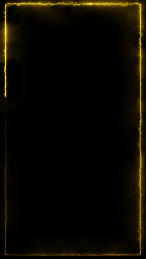 Yellow electric border motion with smoke effect. Vidéo 331898531