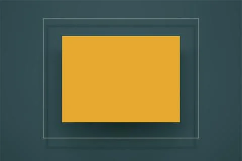 Yellow element on green back in 2021 colors Stock Illustration