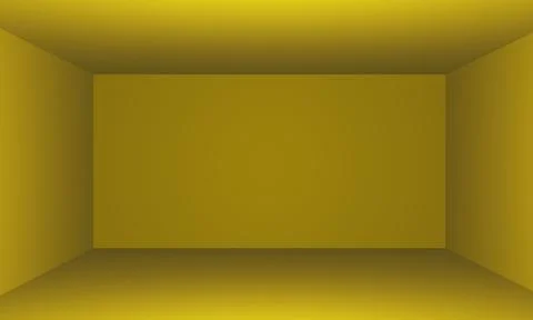 Yellow empty room studio gradient background 스톡 일러스트