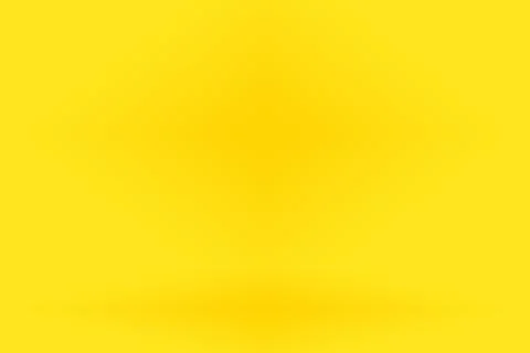 Yellow empty studio room background, template mock up for display of content or Stock Illustration