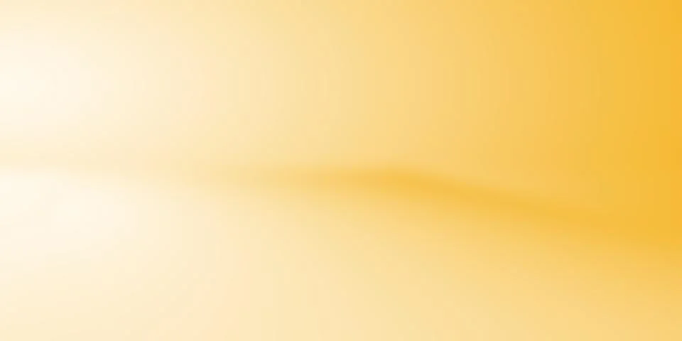 Yellow empty studio room background, template mock up for display of content or Illustrazione stock
