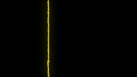 Yellow Energize Vertical Slider Beam Loop on Black Background HD FX Stock Footage 326979905