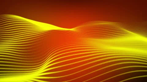 Yellow energy abstract fire simulation Stock-Footage 25850110