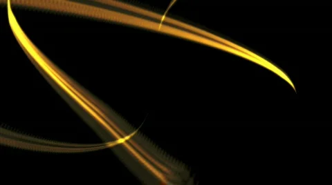 YELLOW ENERGY LINES 3D Stock Footage 575771