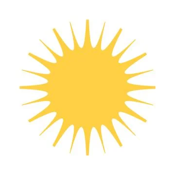 Yellow explosion effect. Pop icon. Vector. Illustrazione stock