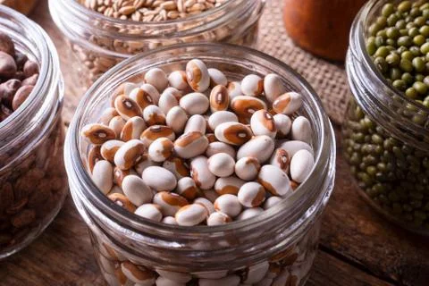 Yellow Eye Beans Stock Photos