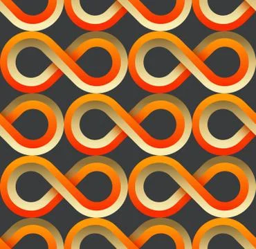 Yellow fabric pattern,cool tech patterns design. Retro geometric seamless Stock Illustration