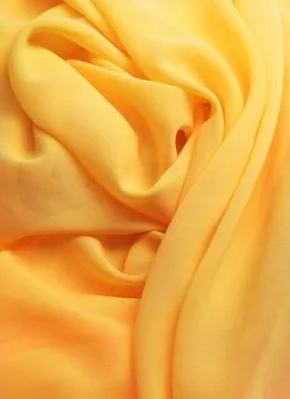 Yellow fabric Stock Photos