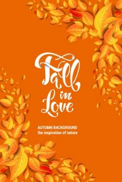 Yellow fall card Stock Illustration