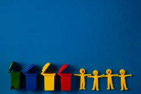 Yellow figurines Stock Photos