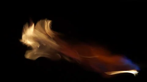 Yellow fire burst Stock Footage 22557089