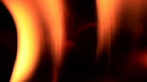 Yellow fire flame background closeup Stock Footage 274485253