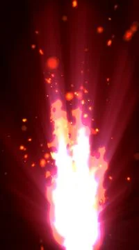 Yellow Fire flame isolated on background Stock Illustration